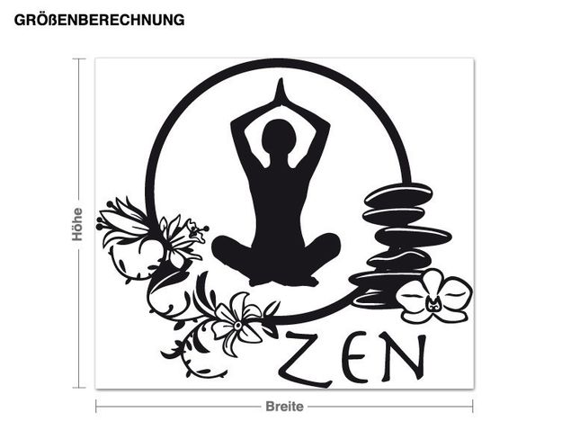 Wall sticker - Zen