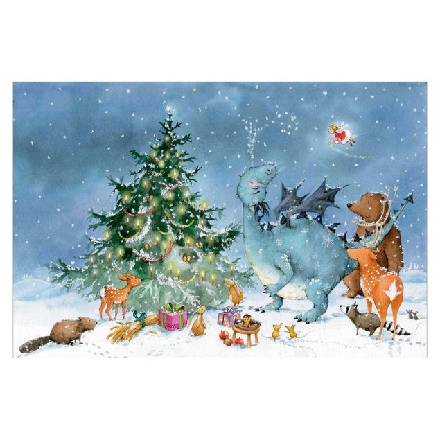 Wallpaper - Vasily Raccoon - Christmas