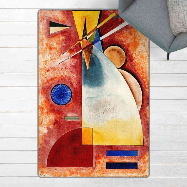 abstract area rug Wassily Kandinsky - Intertwined