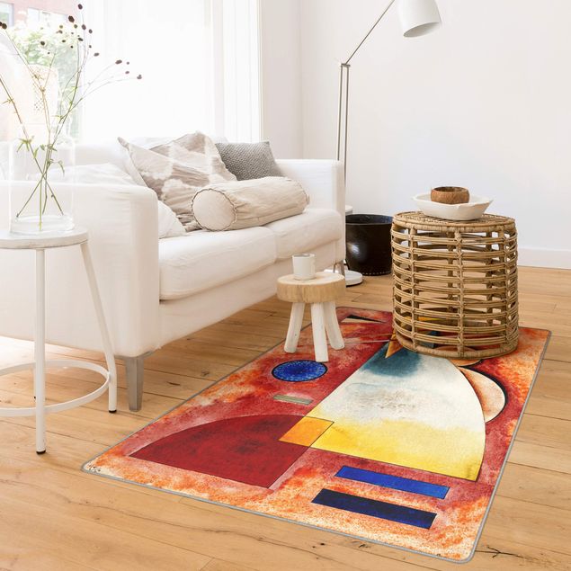 modern area rugs Wassily Kandinsky - Intertwined