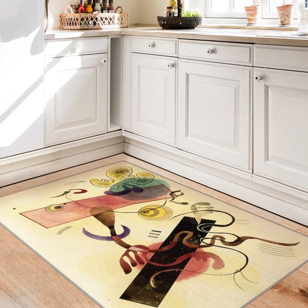 large cream rug Wassily Kandinsky - Taches