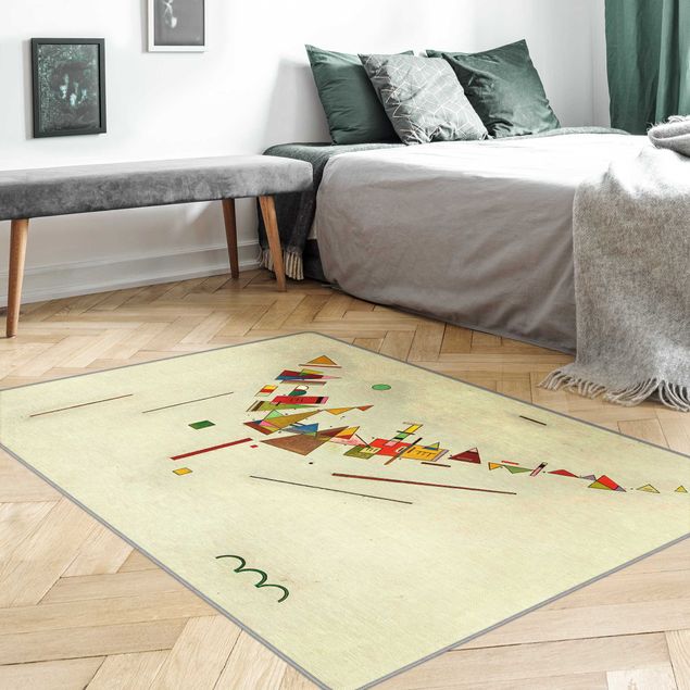 cream area rug Wassily Kandinsky - Angular Momentum