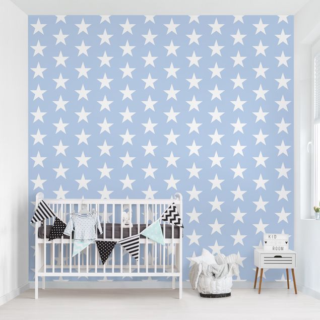 Wallpapers White Stars On Blue
