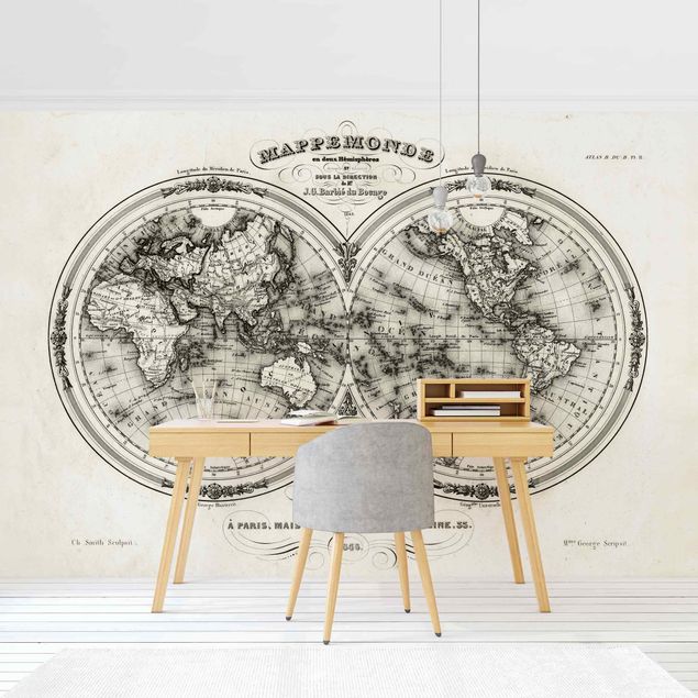 Wallpaper - World Map - French Map Of The Cap Region Of 1848