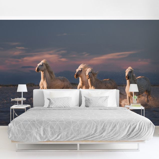 Wallpaper - Wild Horses In Kamargue