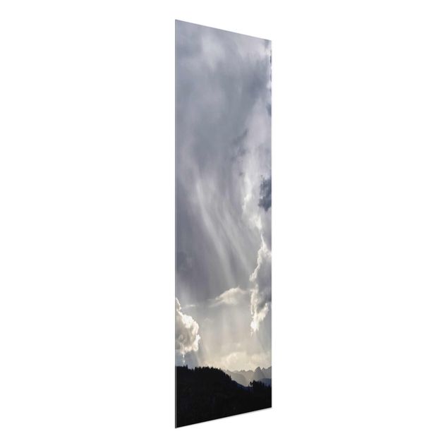 Glass print - Wild Clouds