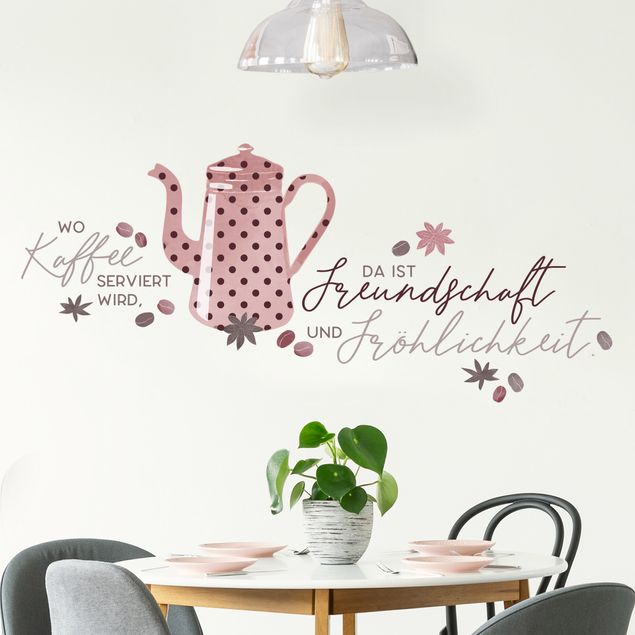 Wall stickers for cafe Where coffee is served
