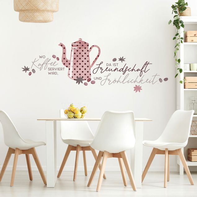 Wall art stickers Where coffee is served