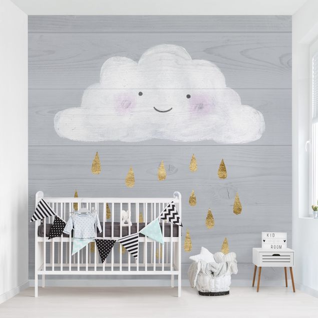 Wallpaper - Cloud With Golden Raindrops