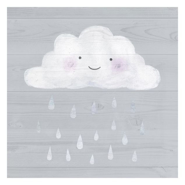 Wallpaper - Cloud With Silver Raindrops