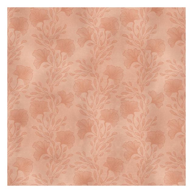 Walpaper - Delicate Branches In Rosé Gold