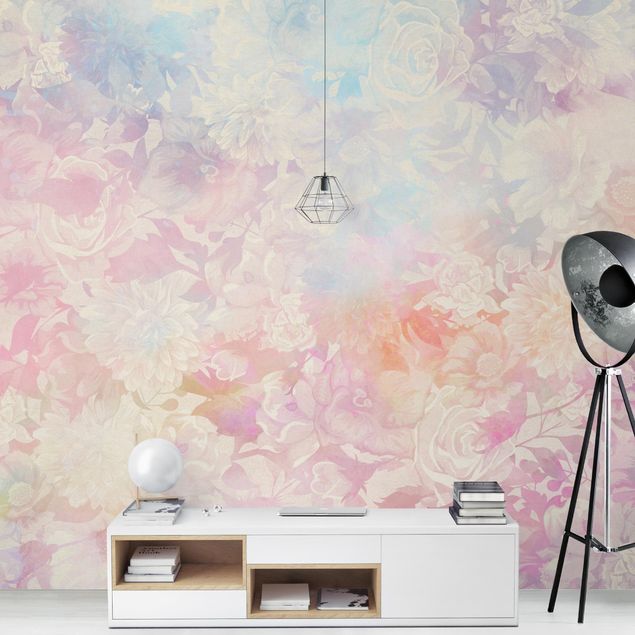 Walpaper - Delicate Blossom Dream In Pastel