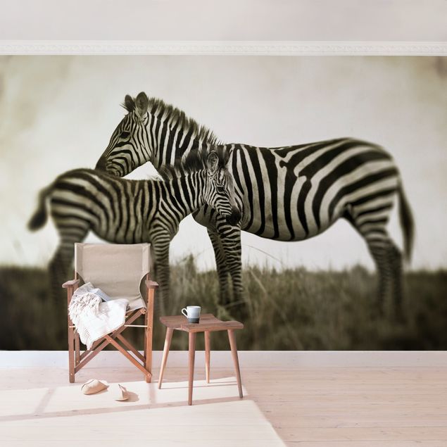 Wallpaper - Zebra Couple
