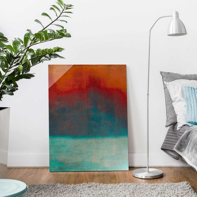 Glass print - At Home At The Ocean