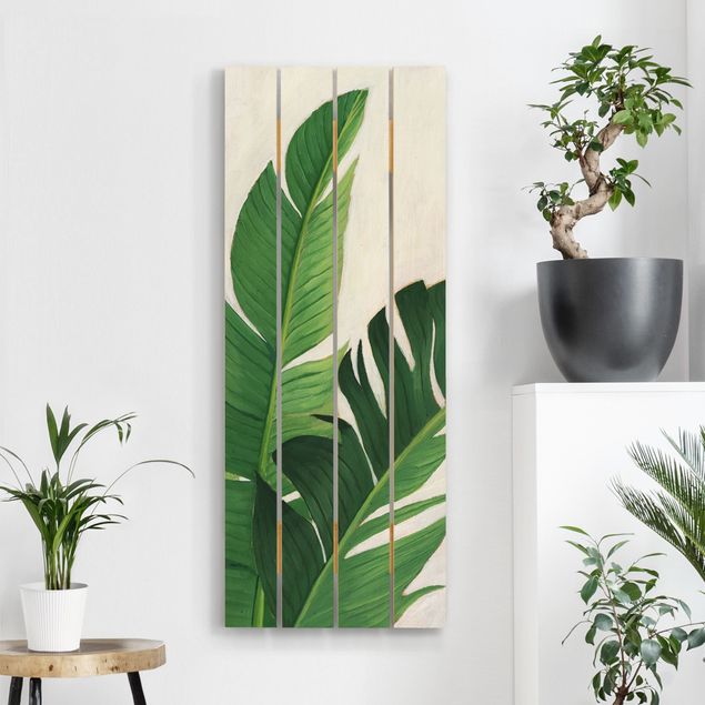 Print on wood - Favorite Plants - Banana