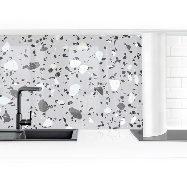Kitchen wall cladding - Detailed Terrazzo Pattern Massa II