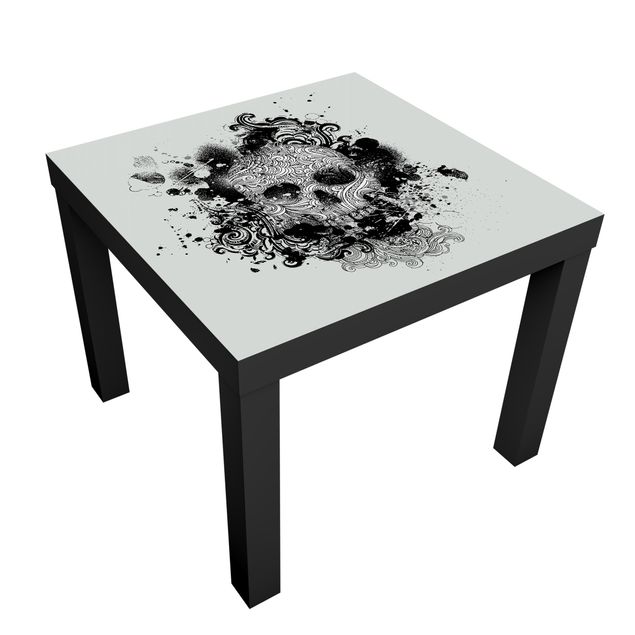 Adhesive film for furniture IKEA - Lack side table - Skull
