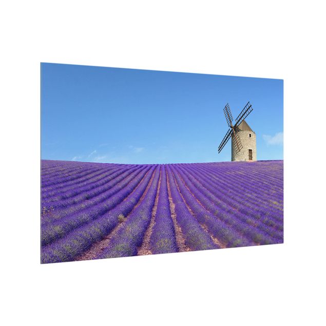 Glass splashback Lavender Scent In The Provence