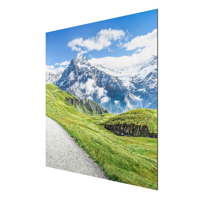 Print on aluminium - Grindelwald Panorama