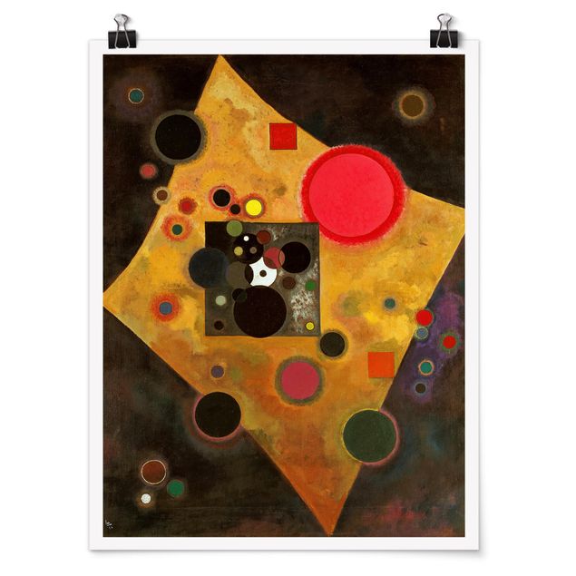 Poster art print - Wassily Kandinsky - Accent in Pink