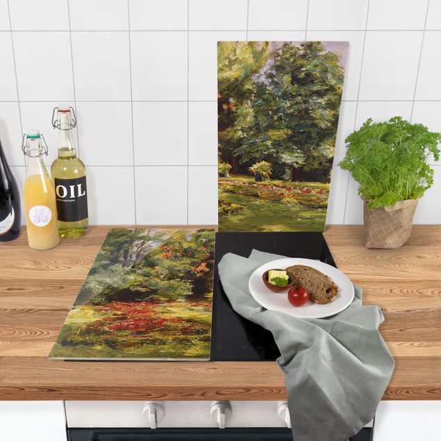 Glass stove top cover - Max Liebermann - Flower Terrace Wannseegarten