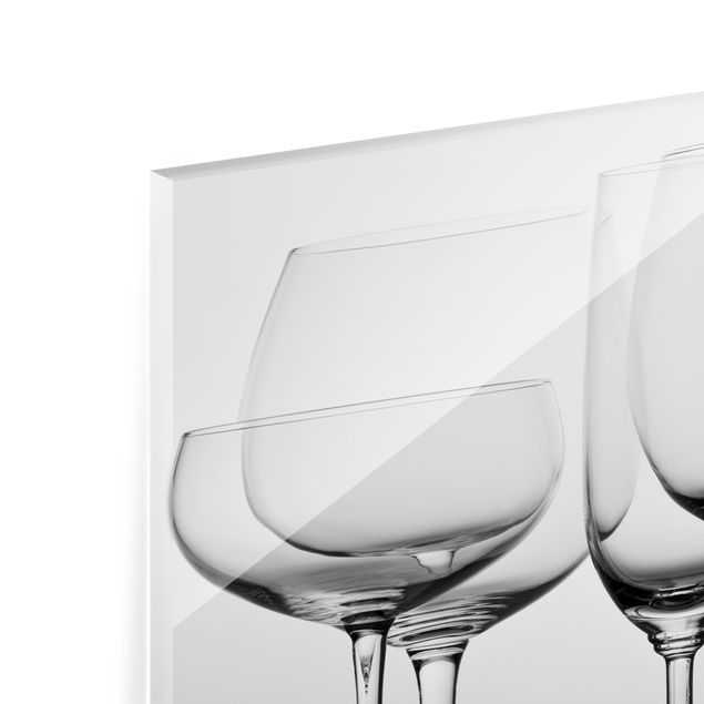 Splashback - Fine Glassware Black And White