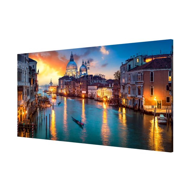 Magnetic memo board - Sunset in Venice