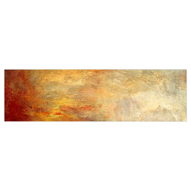 Kitchen wall cladding - Joseph Mallord William Turner - Sunset Over A Lake