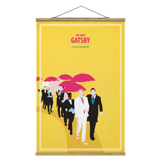 Fabric print with poster hangers - Film Poster The Great Gatsby II