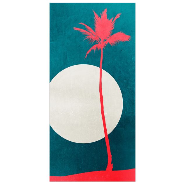 Room divider - Palm Tree Carribean