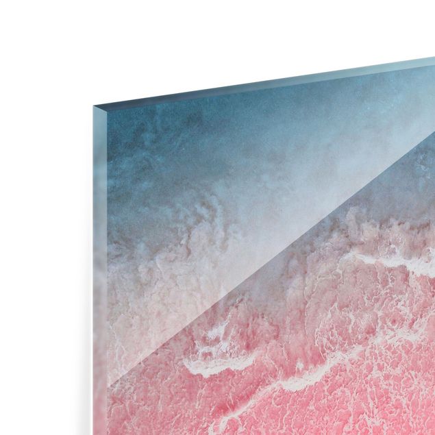 Splashback - Ocean In Pink - Landscape format 3:2