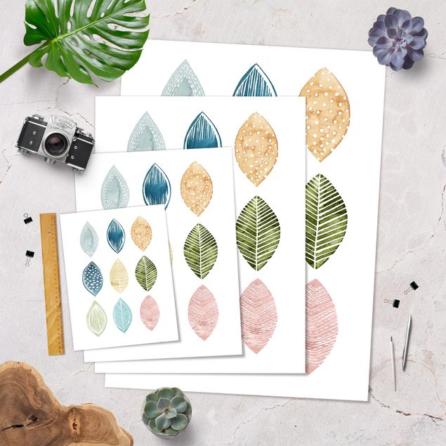 Poster pattern & textures - Patterned Leaves I