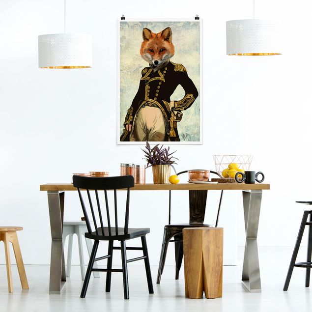 Poster animals - Animal Portrait - Fox Admiral