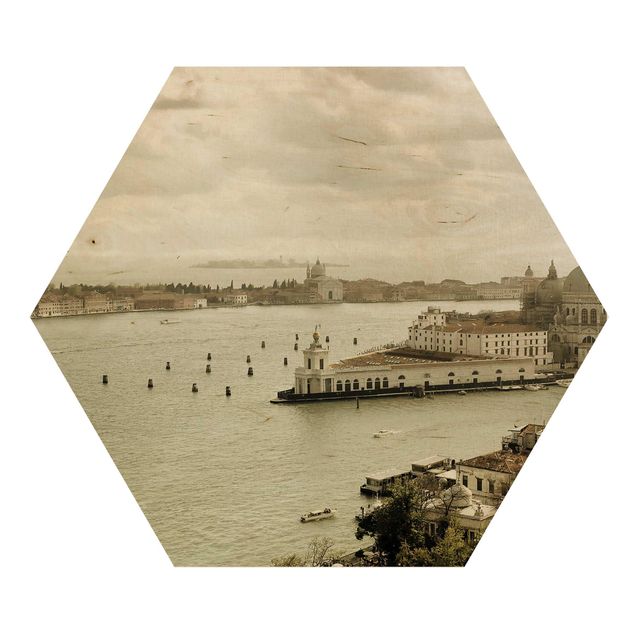 Wooden hexagon - Lagoon Of Venice