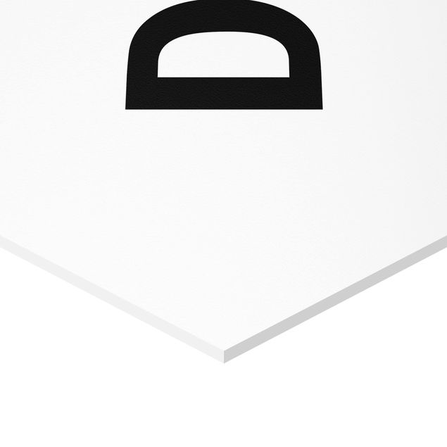 Forex hexagon - Letter White D