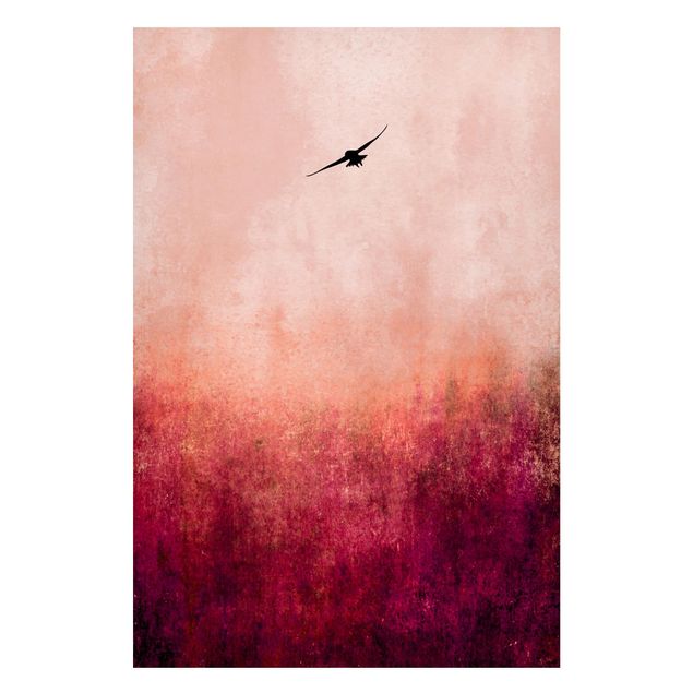 Magnetic memo board - Bird In Sunset