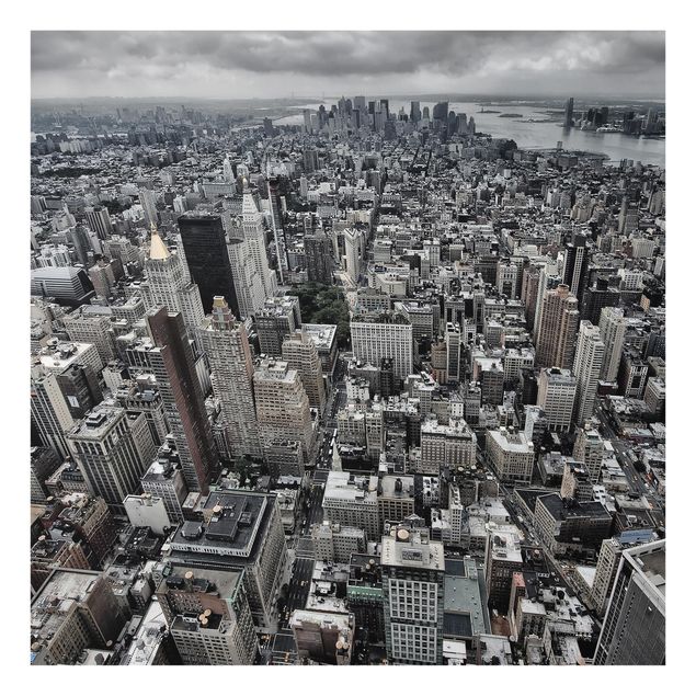 Glass Splashback - View Over Manhattan - Square 1:1