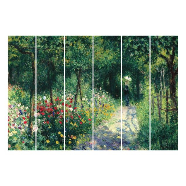 Sliding panel curtains set - Auguste Renoir - Women In A Garden