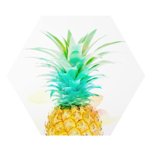 Forex hexagon - Pineapple Watercolour
