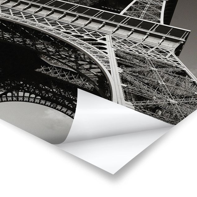 Poster architecture & skyline - Eiffel tower