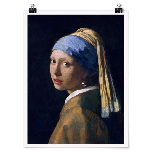 Poster art print - Jan Vermeer Van Delft - Girl With A Pearl Earring
