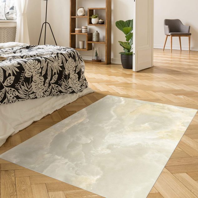 3d floor mat Onyx Marble Cream