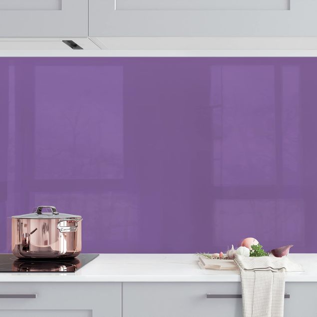 Kitchen splashback plain Lilac