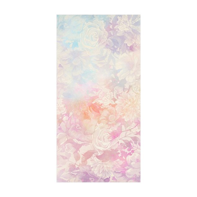 Floral rugs Delicate Blossom Dream In Pastel