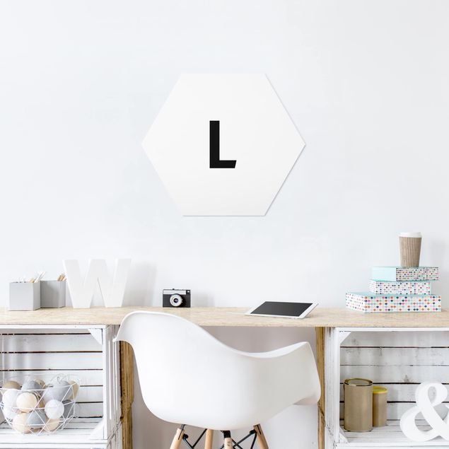 Forex hexagon - Letter White L