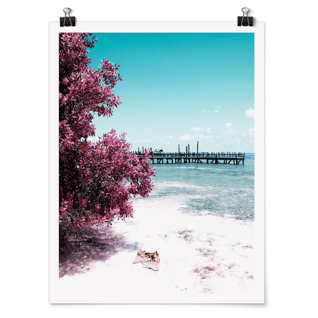 Poster beach - Paradise Beach Isla Mujeres