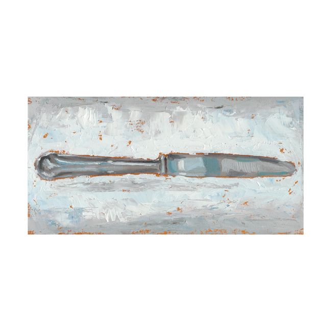 Grey rugs Impressionistic Cutlery - Knife