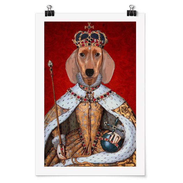 Poster animals - Animal Portrait - Dachshund Queen