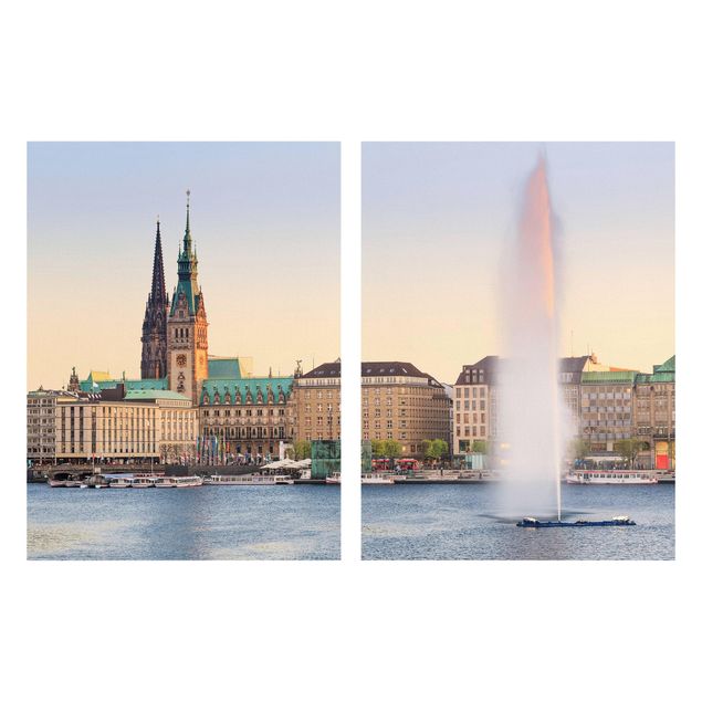 Print on canvas 2 parts - Alster