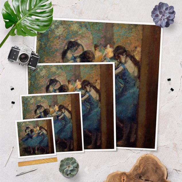 Poster - Edgar Degas - Blue Dancers